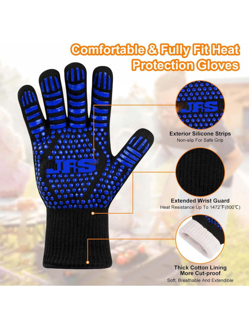 HEAT RESISTANT GLOVES 30CM