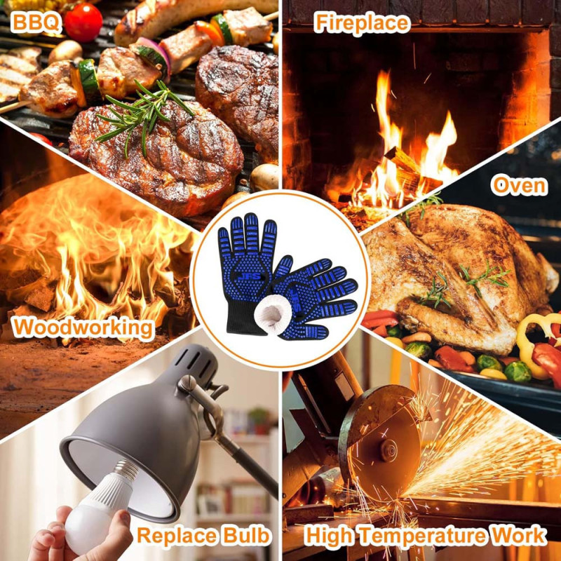 HEAT RESISTANT GLOVES 30CM