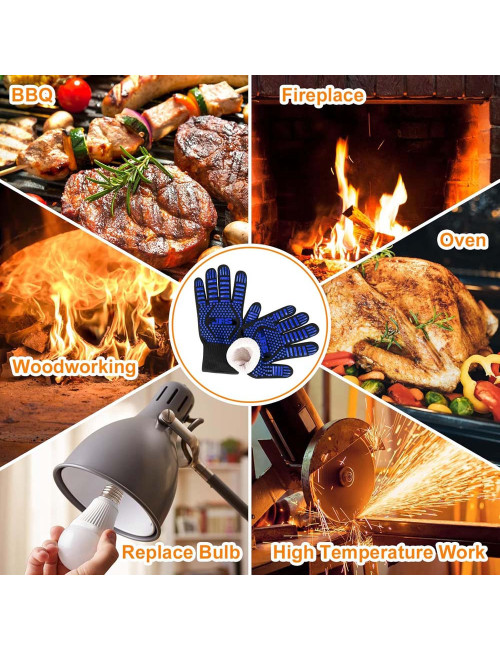 HEAT RESISTANT GLOVES 30CM