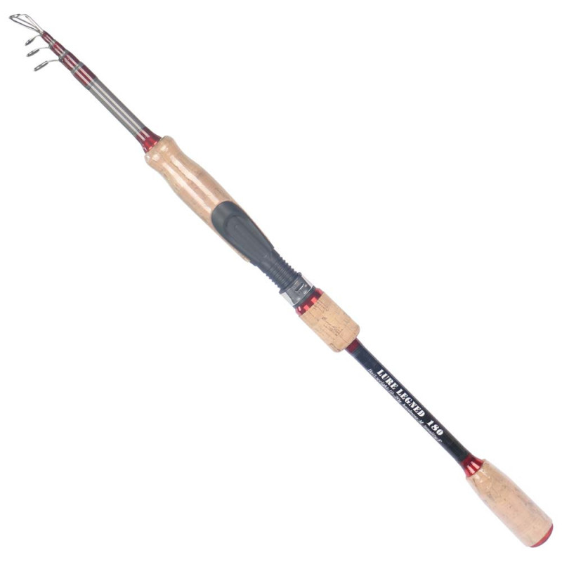 -53 1.8M CARBON THREE SECTION CORK EXTENSIBLE FISHING ROD 1.8M