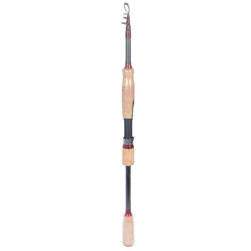 -53 1.8M CARBON THREE SECTION CORK EXTENSIBLE FISHING ROD 1.8M