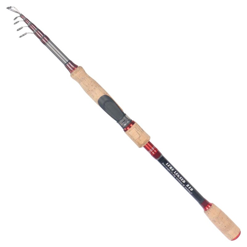 -54 CARBON THREE SECTION CORK EXTENSIBLE FISHING ROD 2.1M