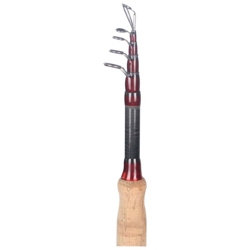 -54 CARBON THREE SECTION CORK EXTENSIBLE FISHING ROD 2.1M