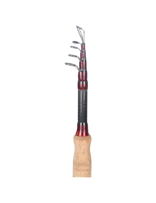-54 CARBON THREE SECTION CORK EXTENSIBLE FISHING ROD 2.1M