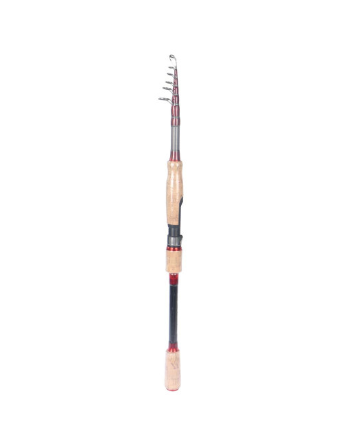 -56 CARBON THREE SECTION CORK EXTENSIBLE FISHING ROD 2.7M