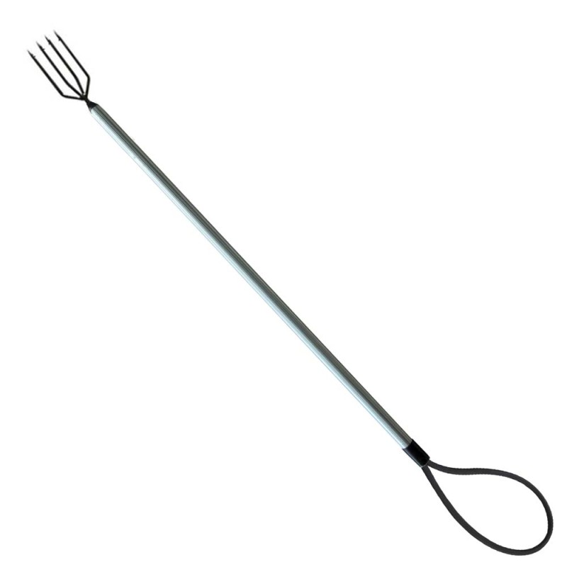 97-FISHING ALUMUNIUM HANDLE WITH 4 FRONGS