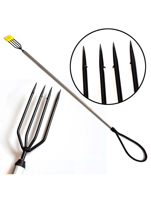 97-FISHING ALUMUNIUM HANDLE WITH 4 FRONGS