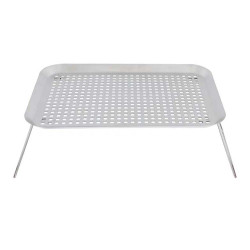 6012 36X25X15CM قاعدة شوي استيل