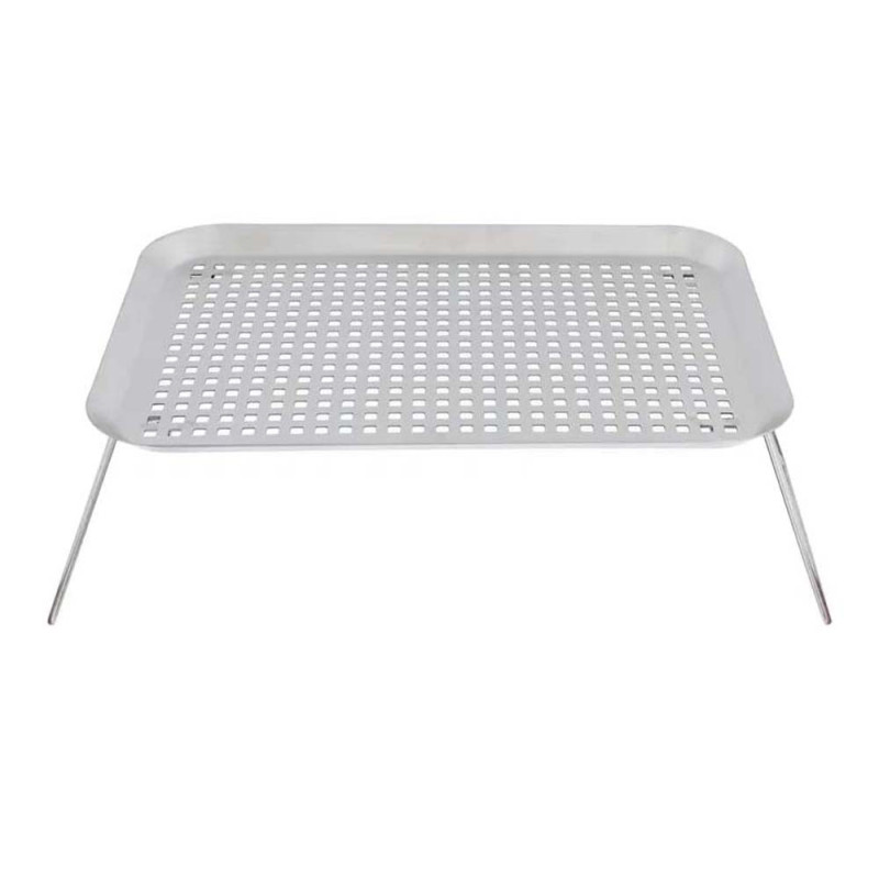 6012 36X25X15CM قاعدة شوي استيل