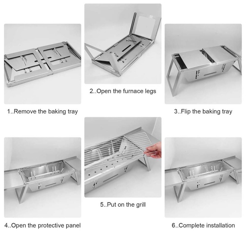 FOLDING STOVE 42X21.5X17CM