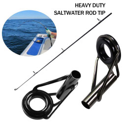 -89 FISHING ROD TIP EYEPIECES BLACK 50PCS هوك