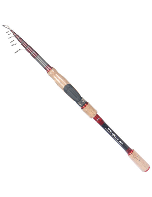 -58 3.6M CARBON THREE SECTION CORK EXTENSIBLE FISHING ROD سنارة