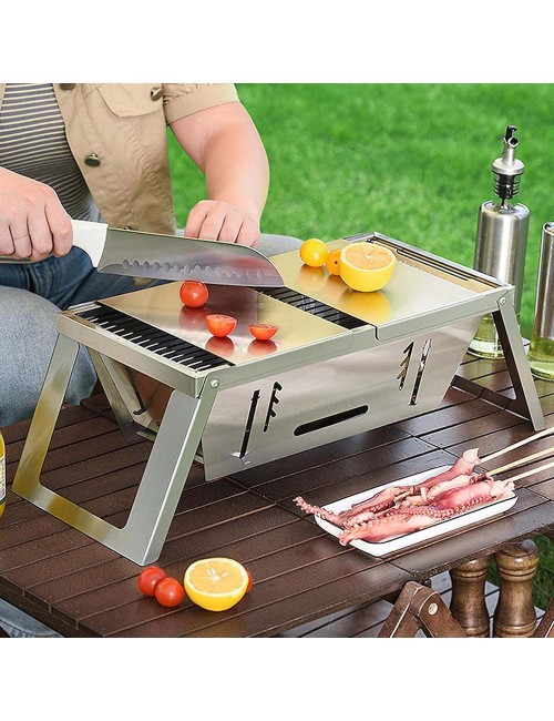BBQ MESH RACK 26.5X20.5X2.5CM قاعدة شوي استيل