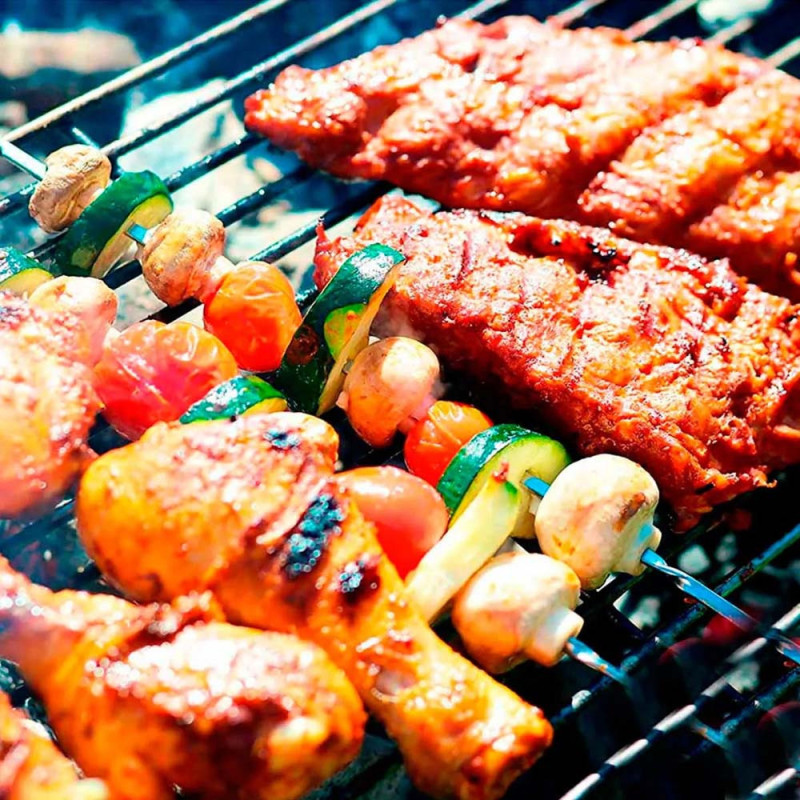 3069A 30X25CM شواية فحم شبك