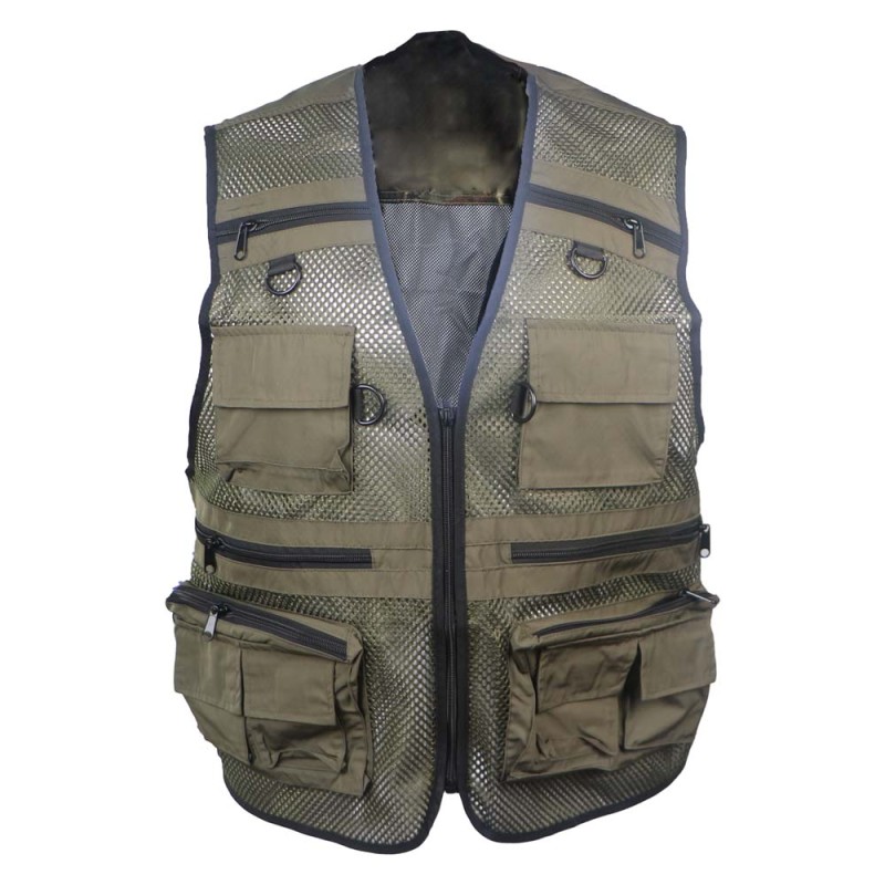 -78 MILITARY GREEN MESH JACKET 4XL