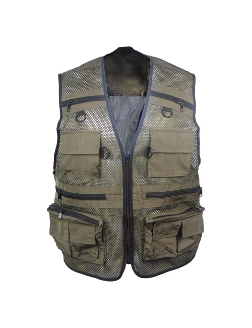 -78 MILITARY GREEN MESH JACKET 4XL