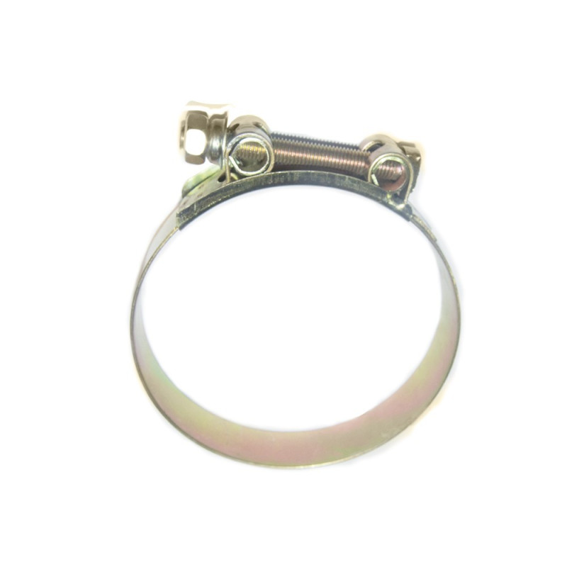HOSE CLAMP YELLOW ZINC PLATED SINGLE BOLT 122-130 MM