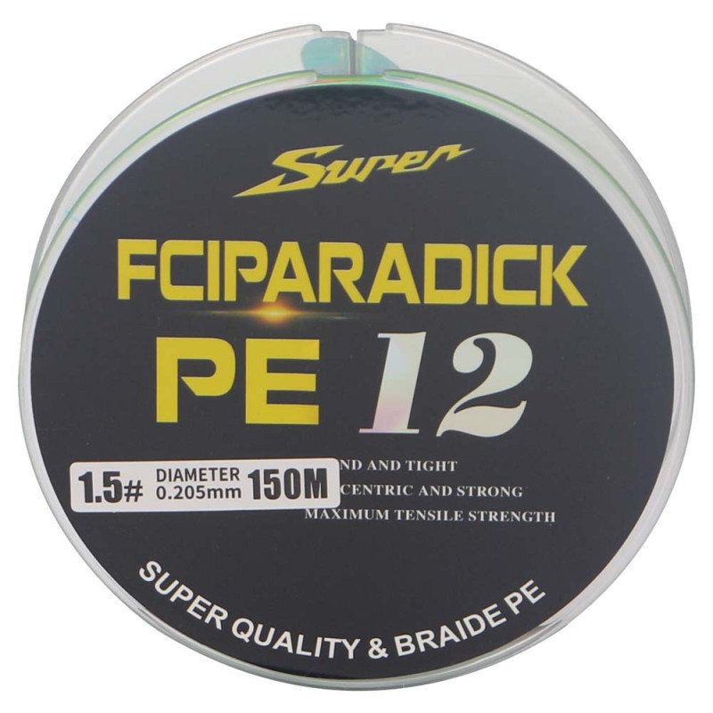 JAS PE12 FCIPARADICK FISHING LINE 1.5 خيط حرير 150متر