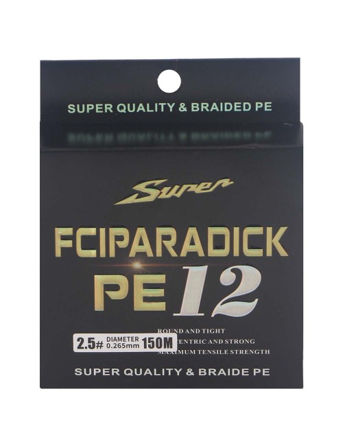 JAS PE12 FCIPARADICK FISHING LINE 2.5 خيط حرير 150متر
