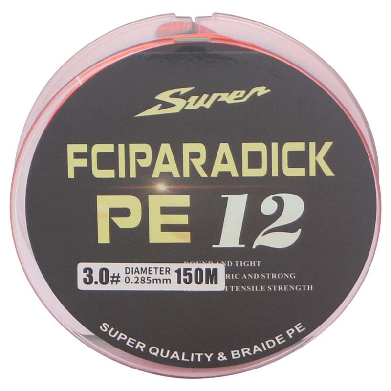 JAS PE12 FCIPARADICK FISHING LINE 3.0 خيط حرير 150متر