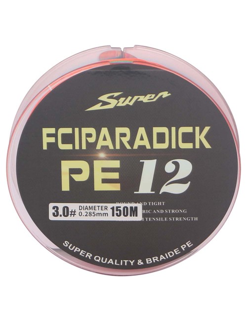 JAS PE12 FCIPARADICK FISHING LINE 3.0 خيط حرير 150متر
