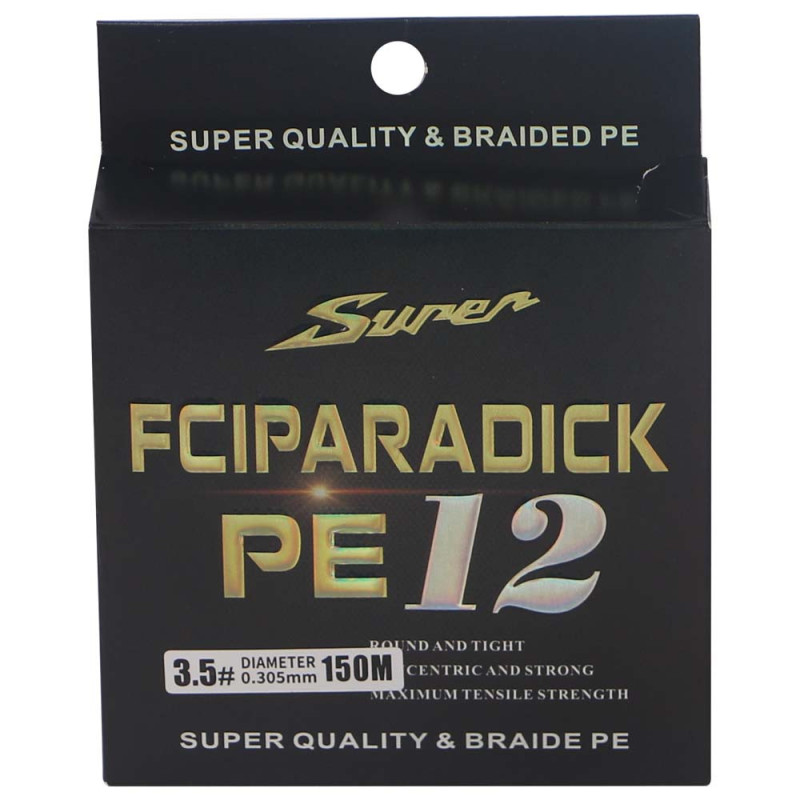 JAS PE12 FCIPARADICK FISHING LINE 3.5 خيط حرير 150متر