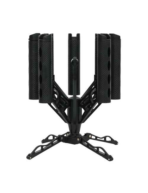 ROD HOLDER ROTATING STAND SEVEN SLOT
