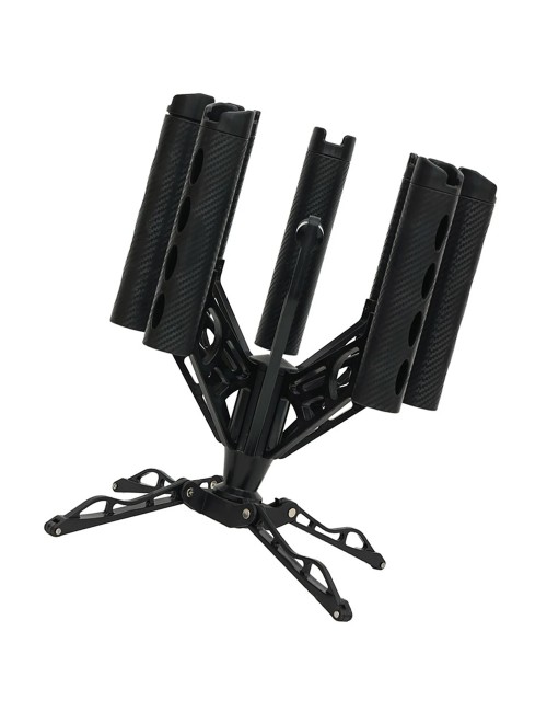 ROD HOLDER ROTATING STAND SEVEN SLOT