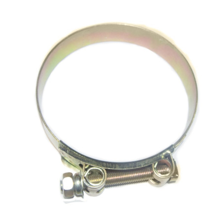 HOSE CLAMP YELLOW ZINC PLATED SINGLE BOLT 64-67 MM