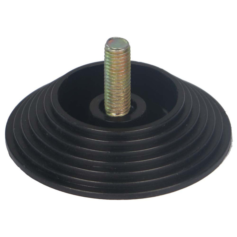 برغي رجل طاوله اسود 10 ملى × 8.5 سم بدون غطاء