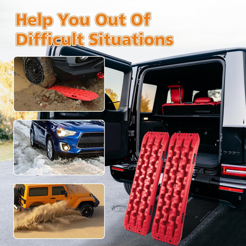 TRACTION BOARD FOR OFF ROAD TRUCK AND CAR 2PCS SET