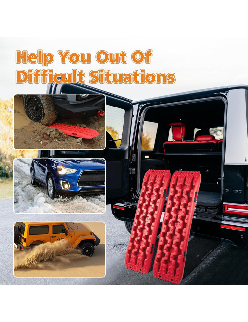 TRACTION BOARD FOR OFF ROAD TRUCK AND CAR 2PCS SET