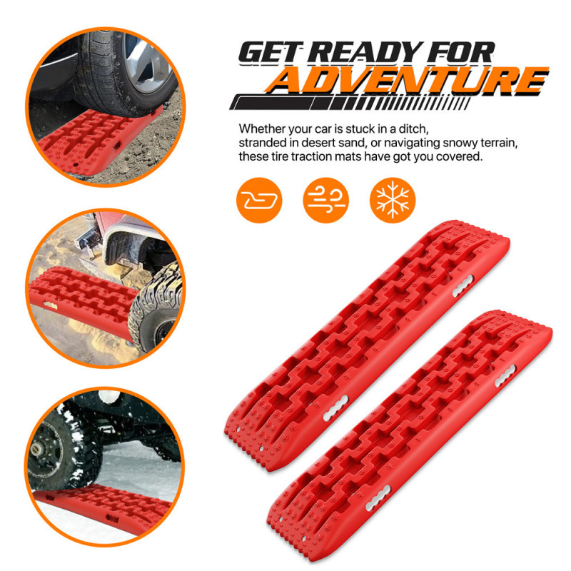 TRACTION BOARD FOR OFF ROAD TRUCK AND CAR 2PCS SET