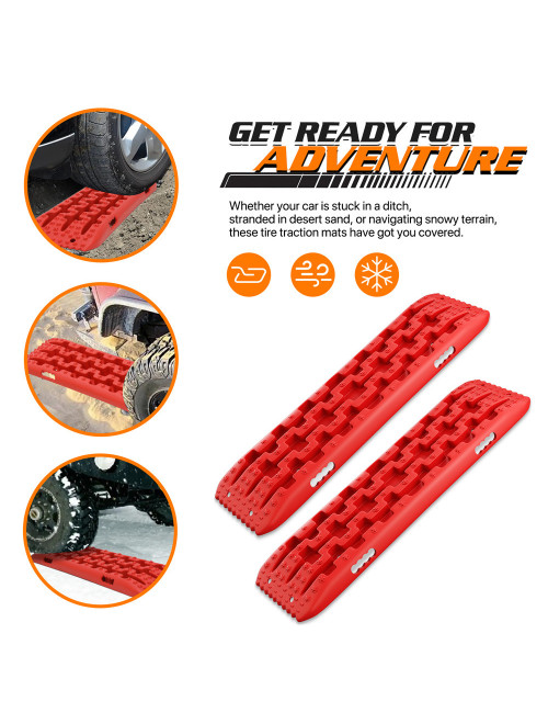 TRACTION BOARD FOR OFF ROAD TRUCK AND CAR 2PCS SET