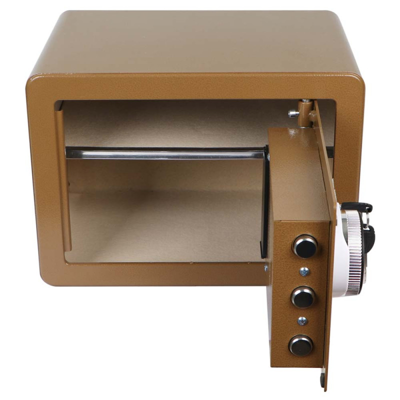 XC-25 FINGERPRINT LOCKER SAFE BROWN 25×35×25CM