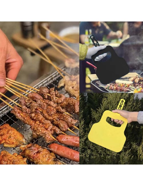 3150S PLASTIC HAND FAN FOR BBQ 20X30CM