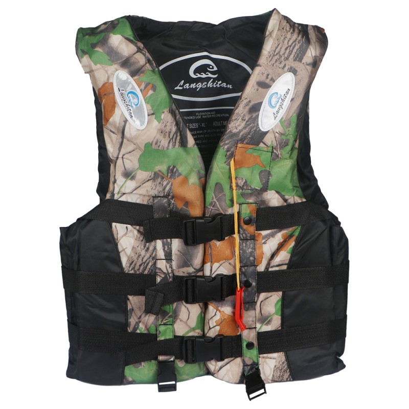 CAMOUFLAGE LIFE JACKET 2XL