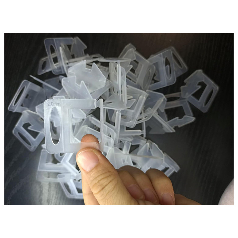 TILE LEVELING SYSTEM CLIPS 2MM