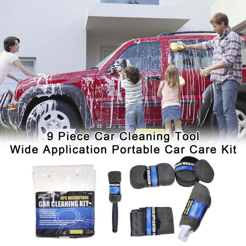 NC-81901/902 CAR CLEANING KIT 9PCS SET