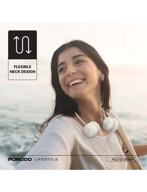 PDFKS187WH MINI FLEXIBLE NECK FAN 1600MAH