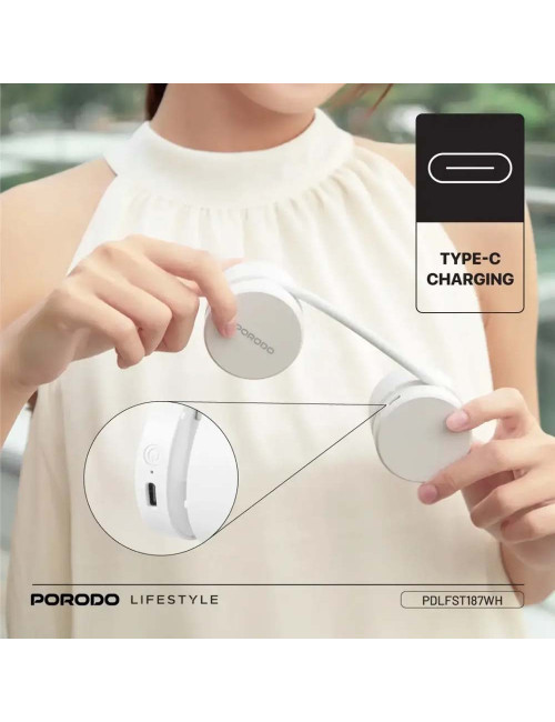 PDFKS187WH MINI FLEXIBLE NECK FAN 1600MAH