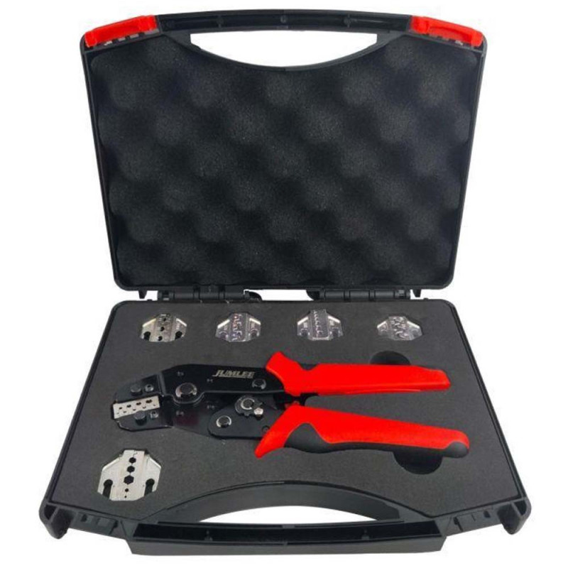 JUMLEE 3001 CRIPMPING TOOL WITH 6 QUICK CHANGING HEAD