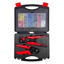 JUMLEE 3002 CRIPMPING TOOL WITH WIRE STRIPER AND 1200 WIRE TERMINAL