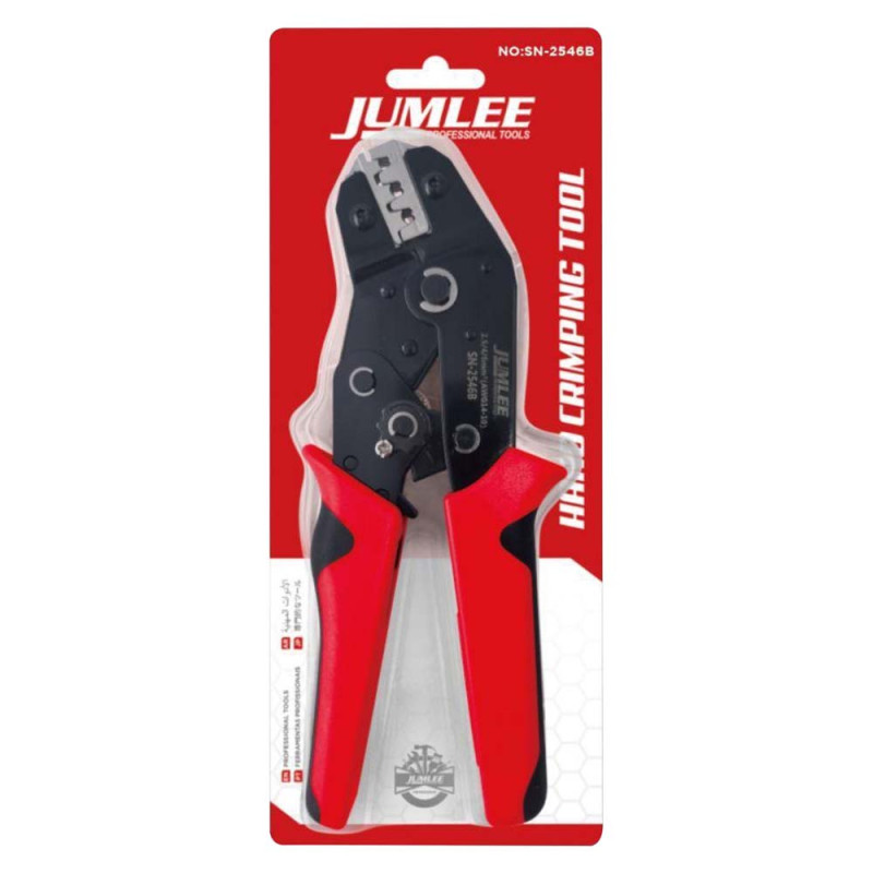 JUMLEE J-SN2546B CRIMPING PLIER 7" 2.5, 4 & 6 MM