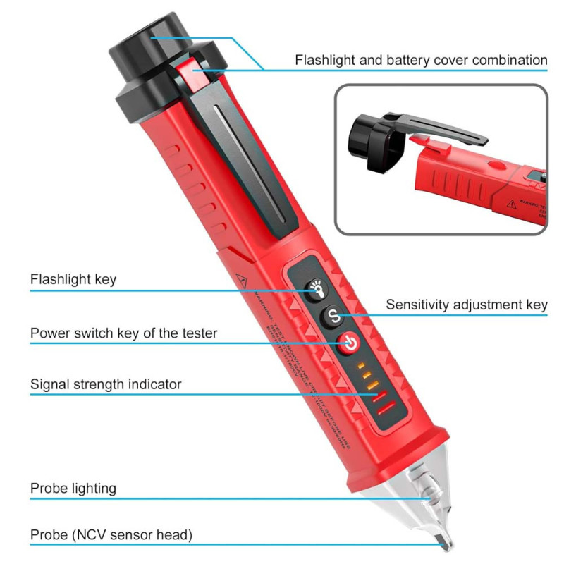 JUMLEE 1912 NON CONTACT VOLTAGE TESTER