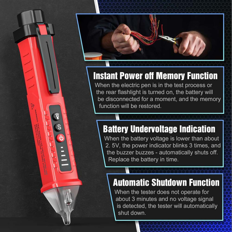 JUMLEE 1912 NON CONTACT VOLTAGE TESTER