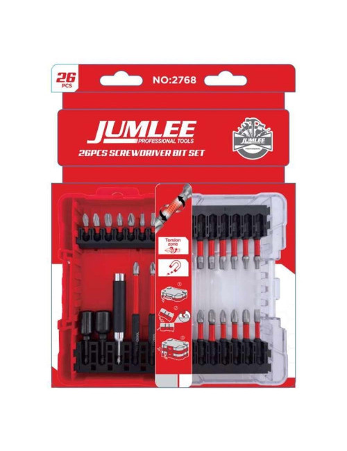 JUMLEE 2768 SCREWDRIVER BIT SET 26PCS/SET