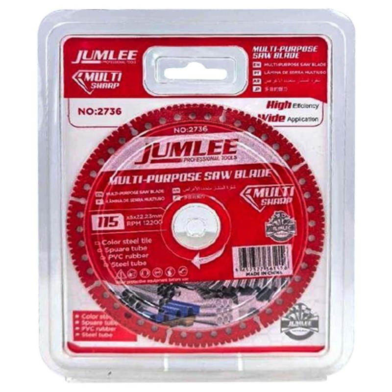 JUMLEE 2736 STEEL SHEET AND TUBE CUTTING DISC 4.5"