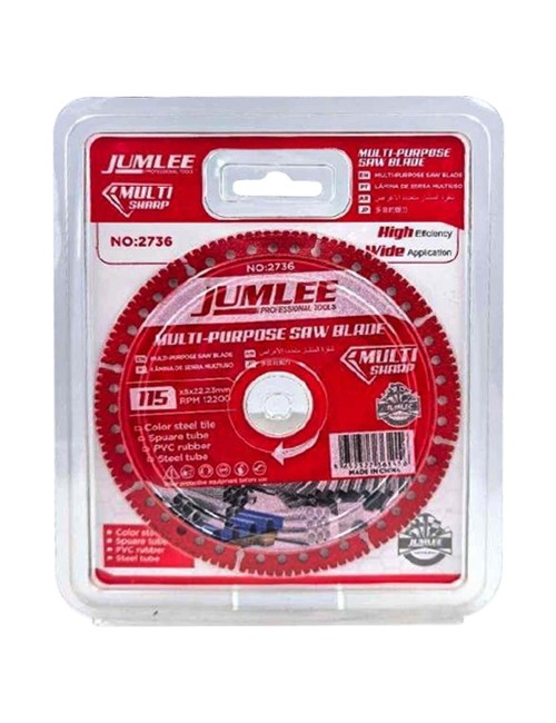 JUMLEE 2736 STEEL SHEET AND TUBE CUTTING DISC 4.5"