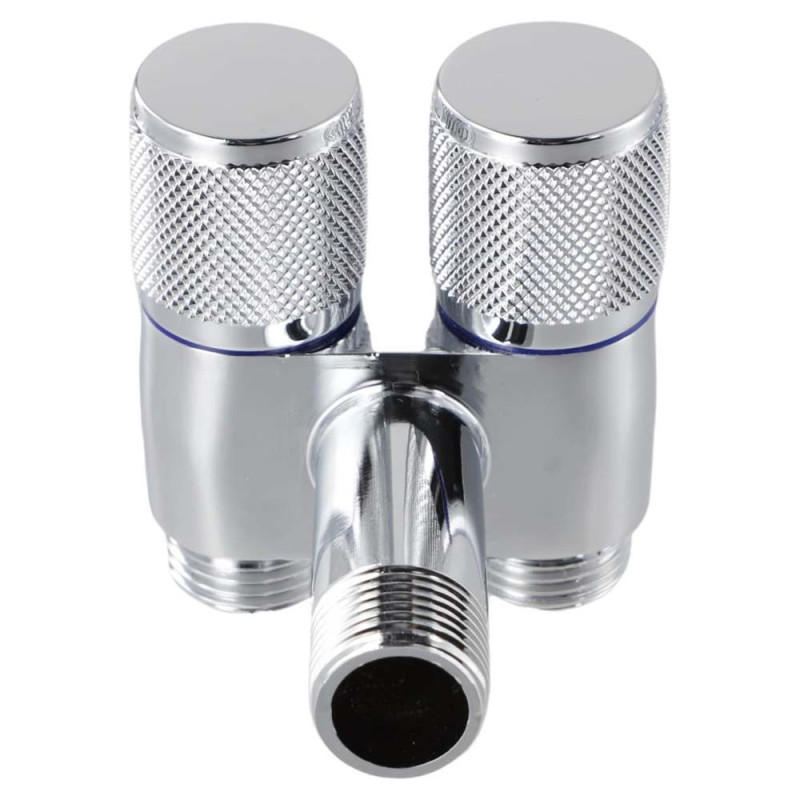 606114C CHROME DUAL VALVE